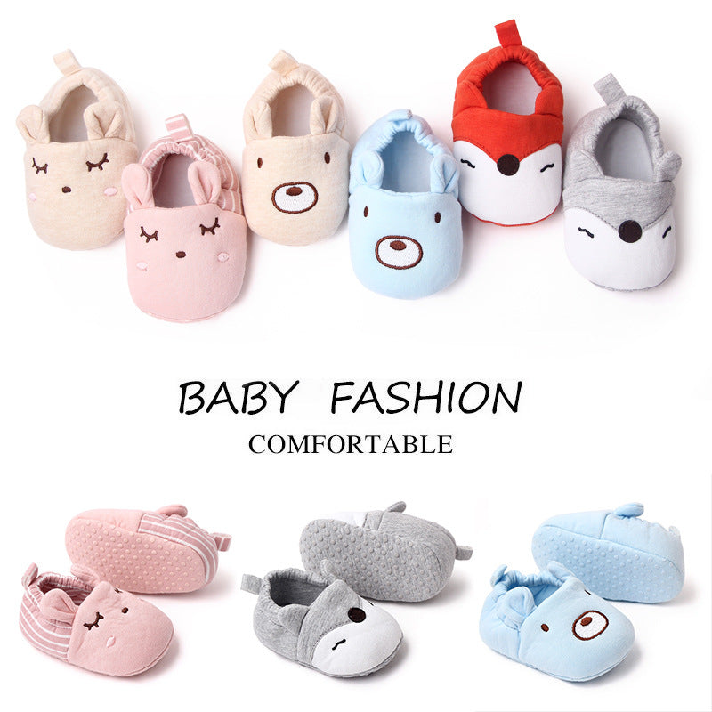 Cartoon Animal Soft Sole Baby Shoes for Newborns