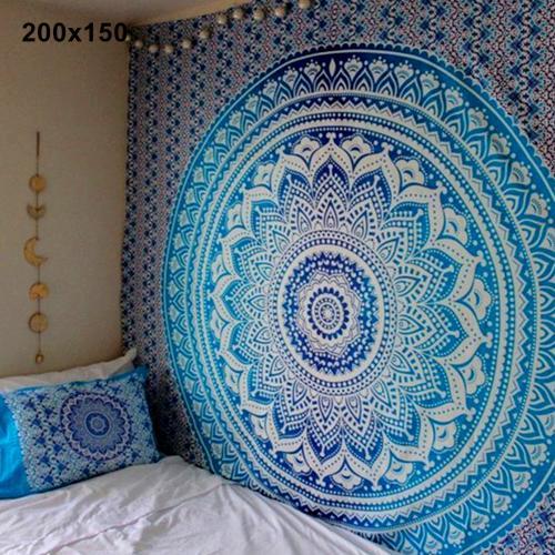 Bohemian Mandala Wall Tapestry - Boho Wall Decor for Bedroom and Livingroom