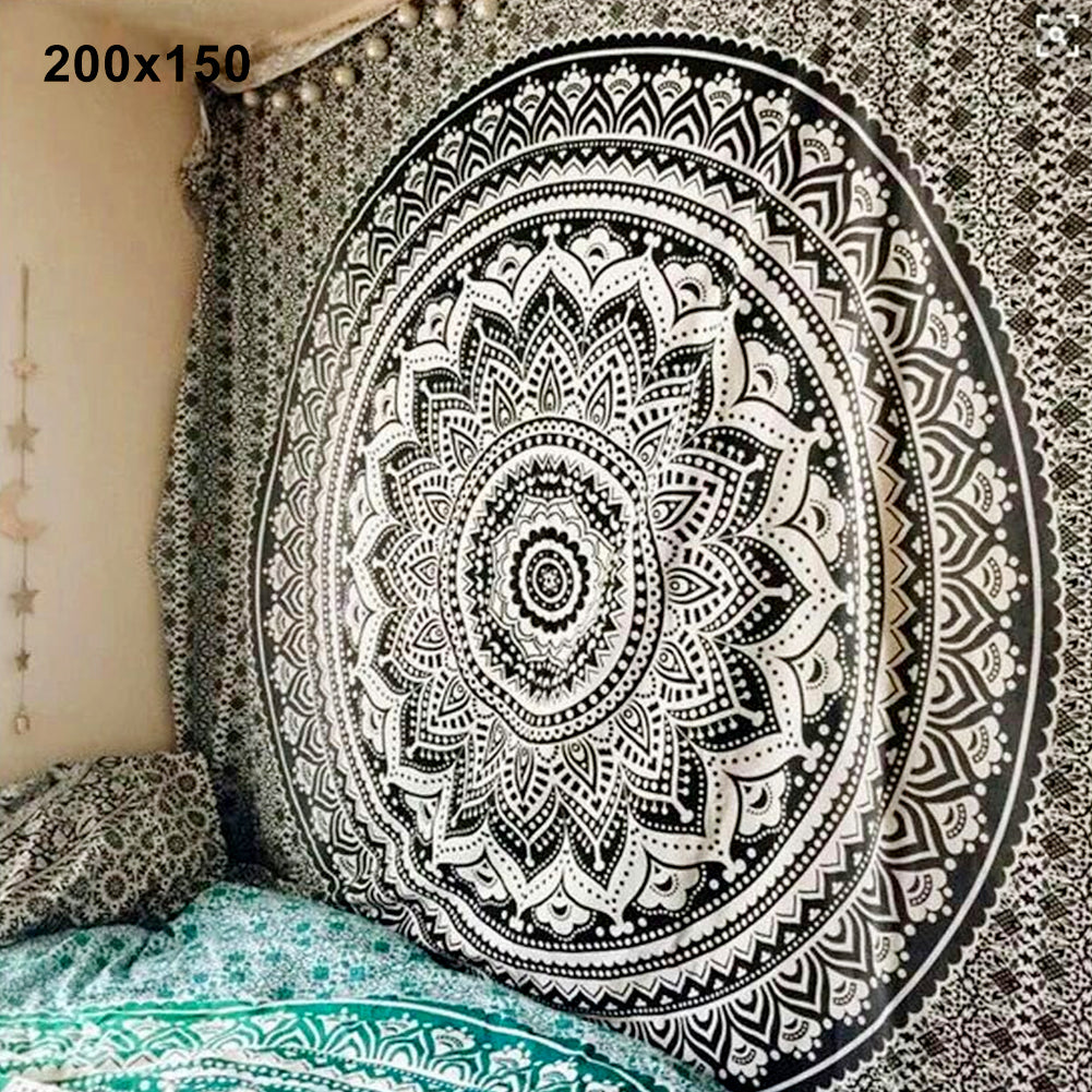 Bohemian Mandala Wall Tapestry - Boho Wall Decor for Bedroom and Livingroom