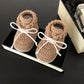 Hand-Woven Baby Shoes for Boys and Girls